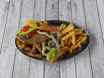 Doner Meat & Chips - LRG